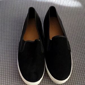 Black Slip-On Sneakers